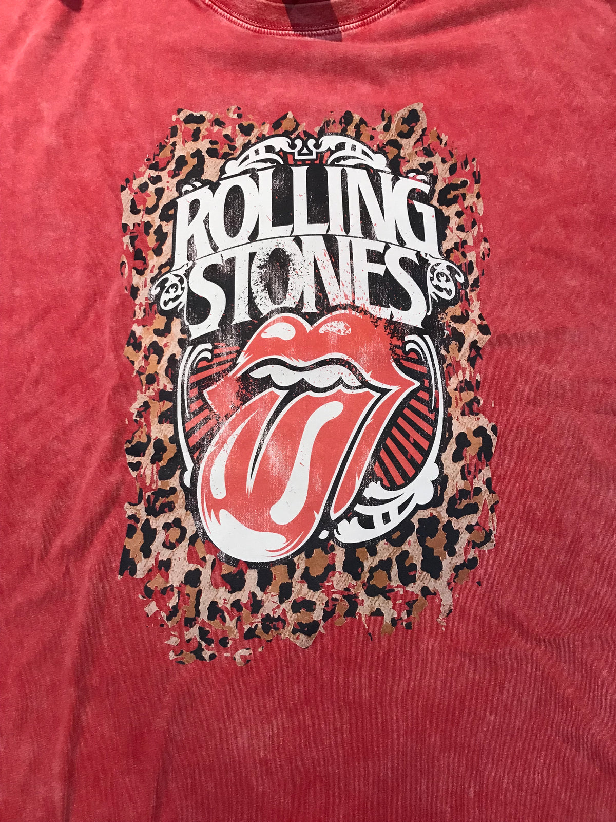 Red rolling stones hot sale shirt