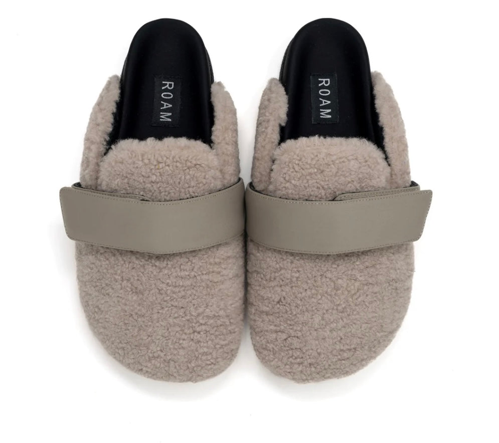 ROAM FUZZY LOAFER MULE