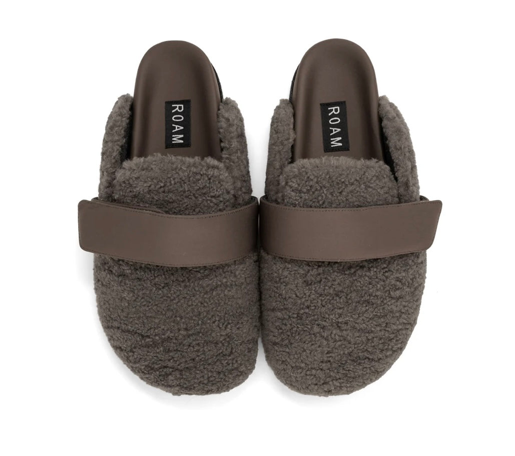 ROAM FUZZY LOAFER MULE