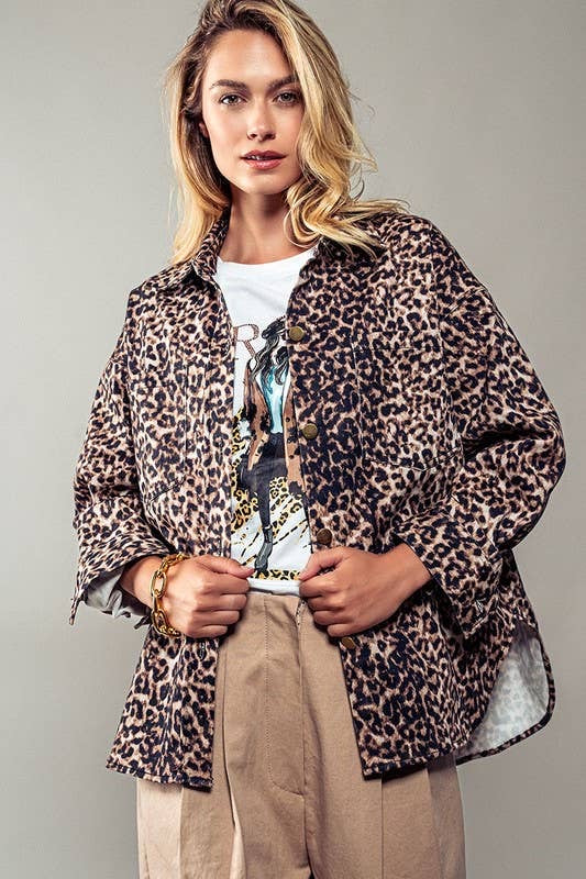 Leopard Print Jacket