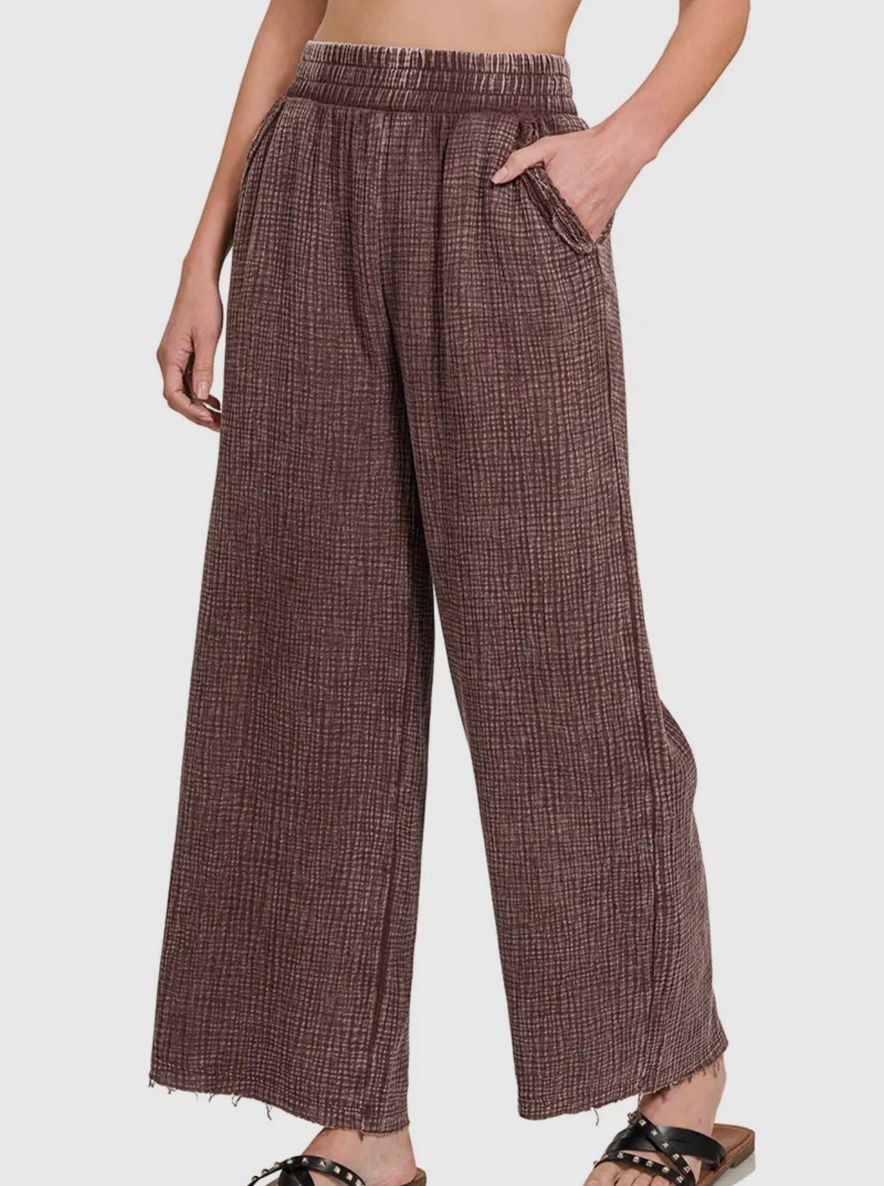 Mahogany Gauze Pants