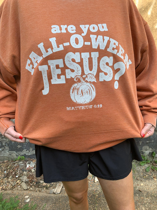 Fall-O-Ween Jesus Sweatshirt