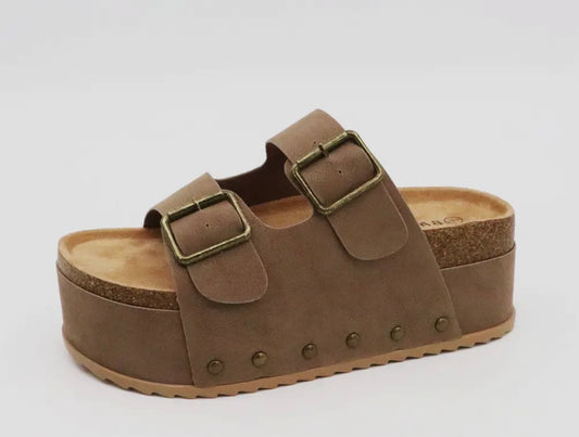 Clog Buckle Sandal