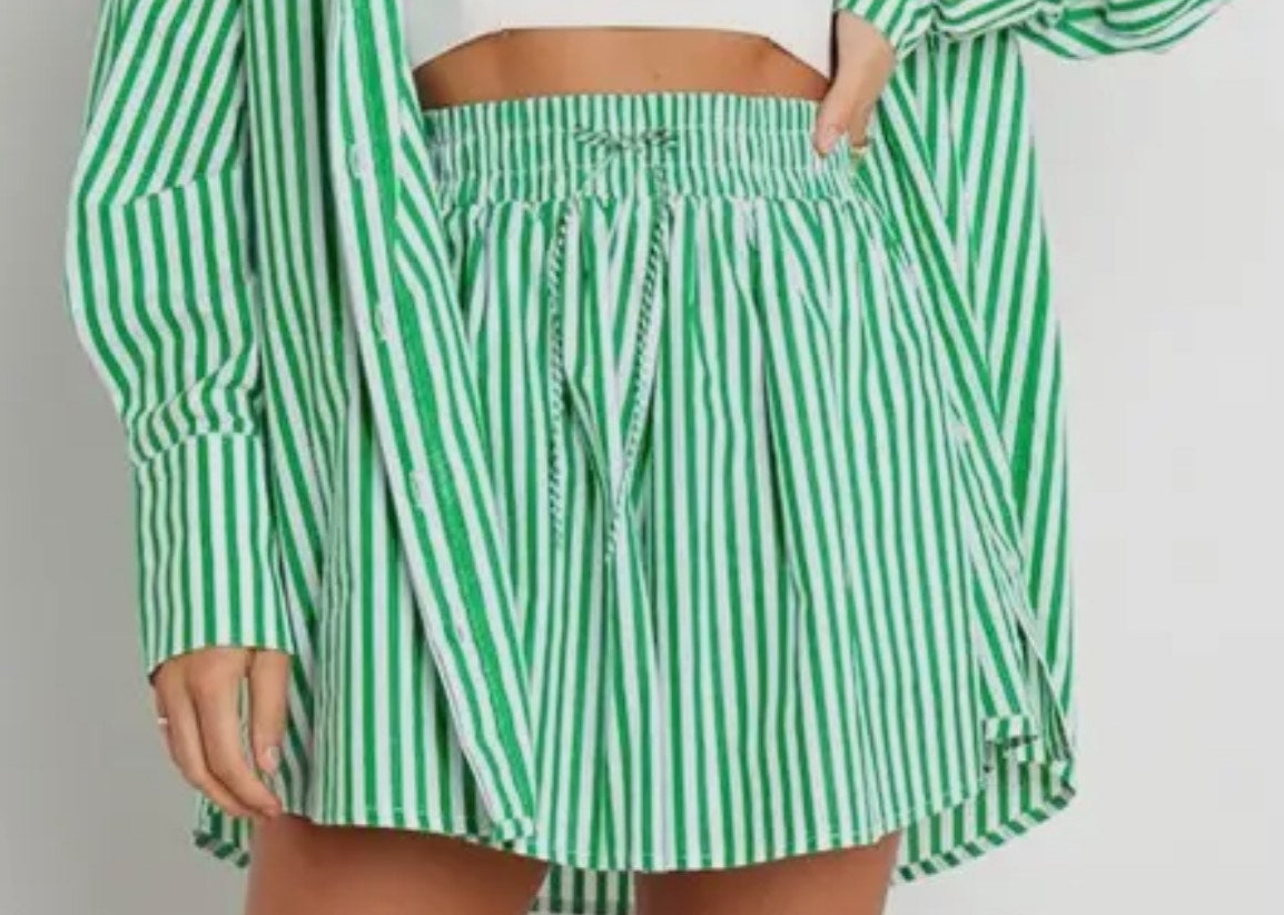 Classic Striped Shorts