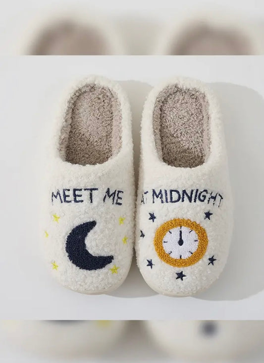 Meet Me At Midnight Slippers