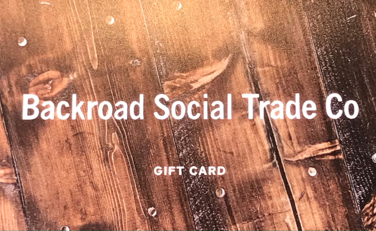 Backroad social Trade Co Gift Card