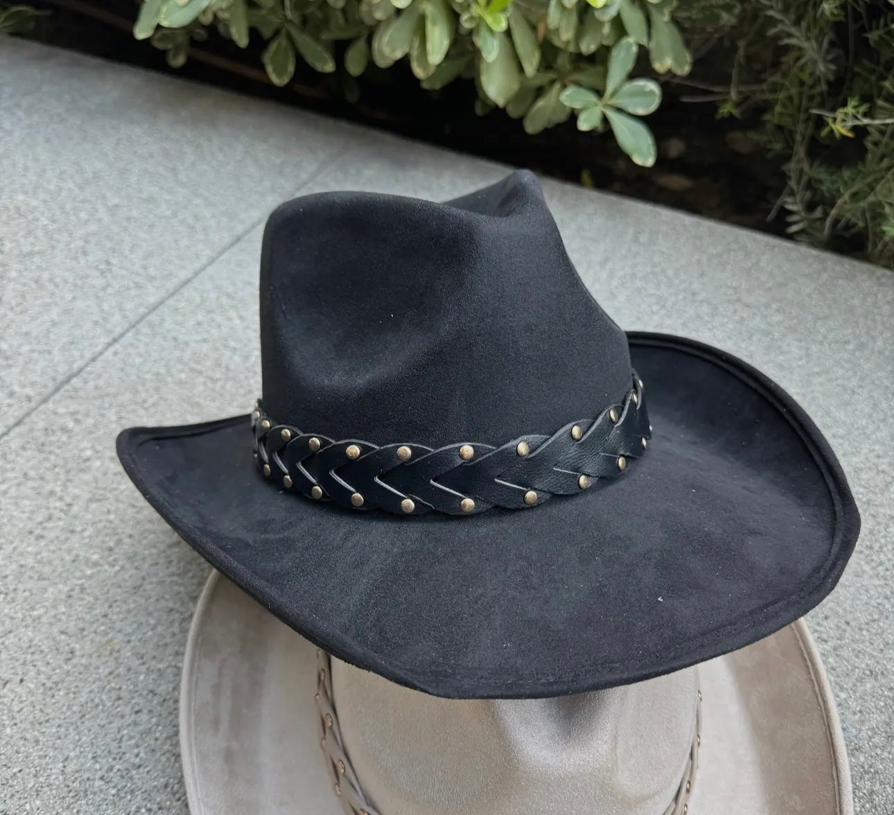 Black Braided Cowboy Hat – Backroad Social Trade Co.