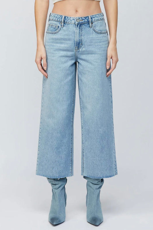 Nori Crop Wide Leg Denim