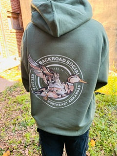 Camo Unisex Green Duck Hoodie