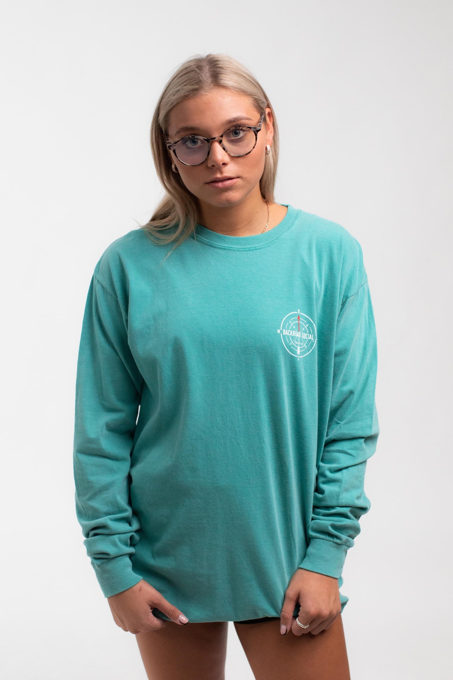 Pocket Logo Long Sleeve Tee (Multiple Colors)