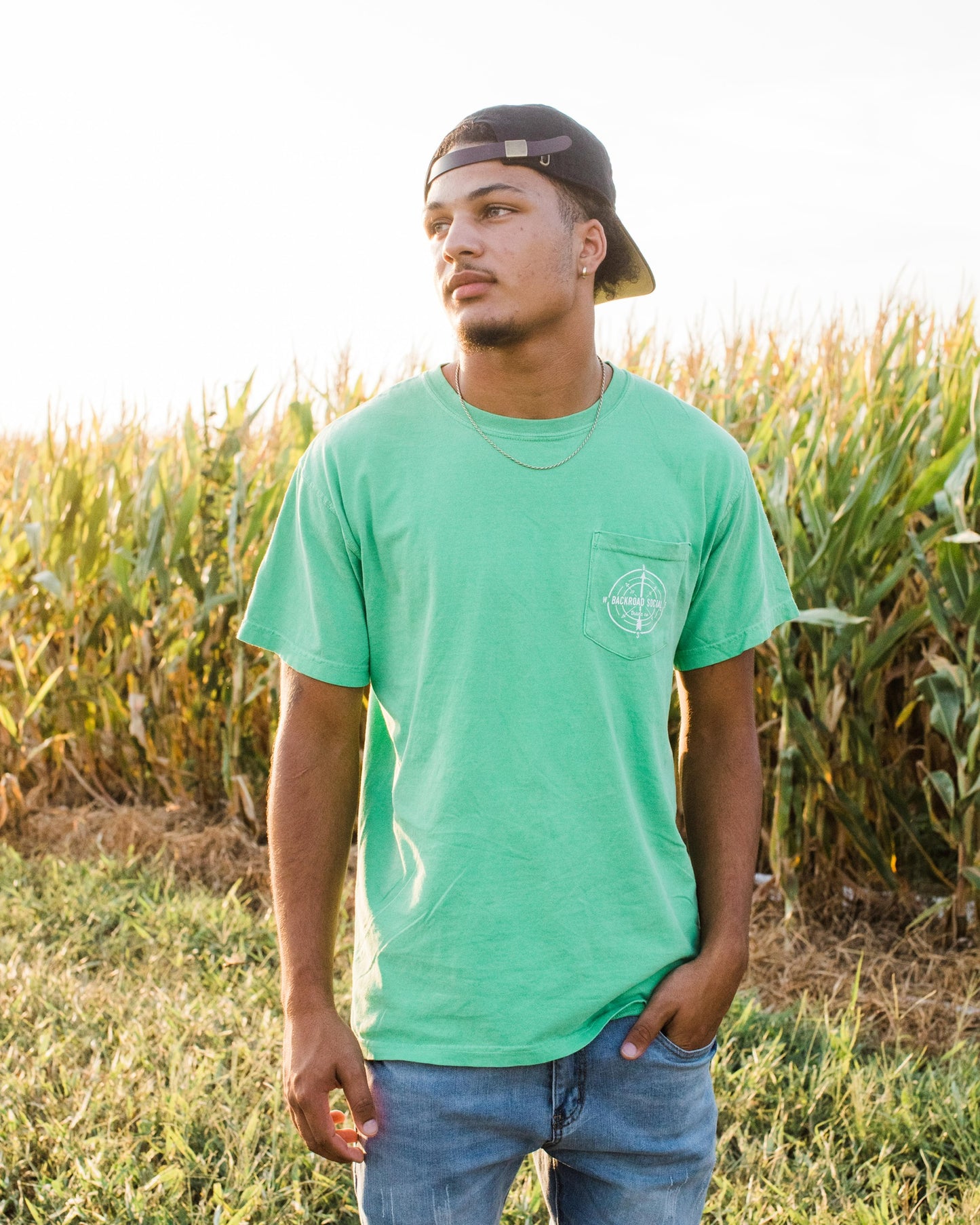 Logo Pocket Tee (Multiple Colors)