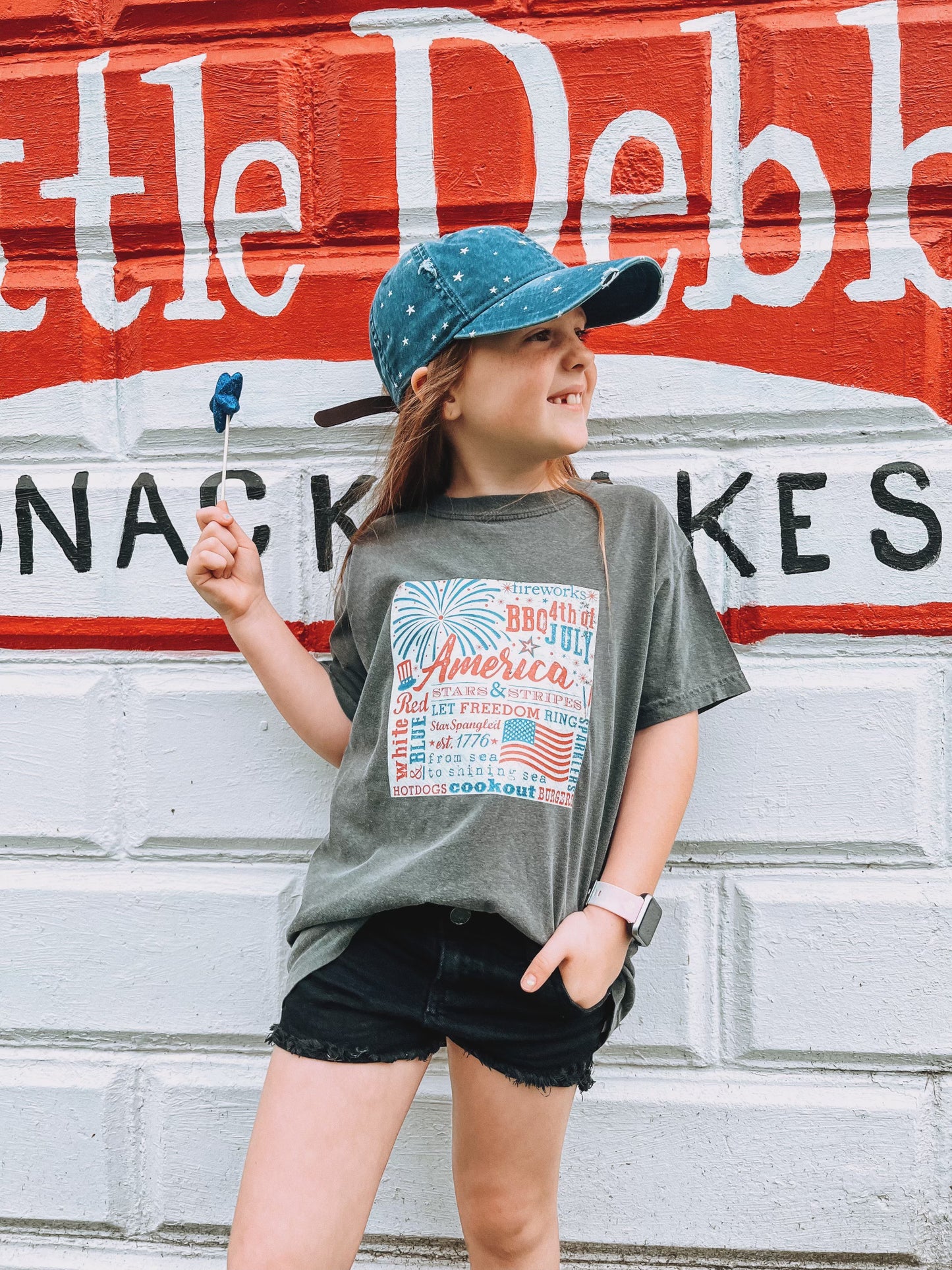 Patriotic kids tee