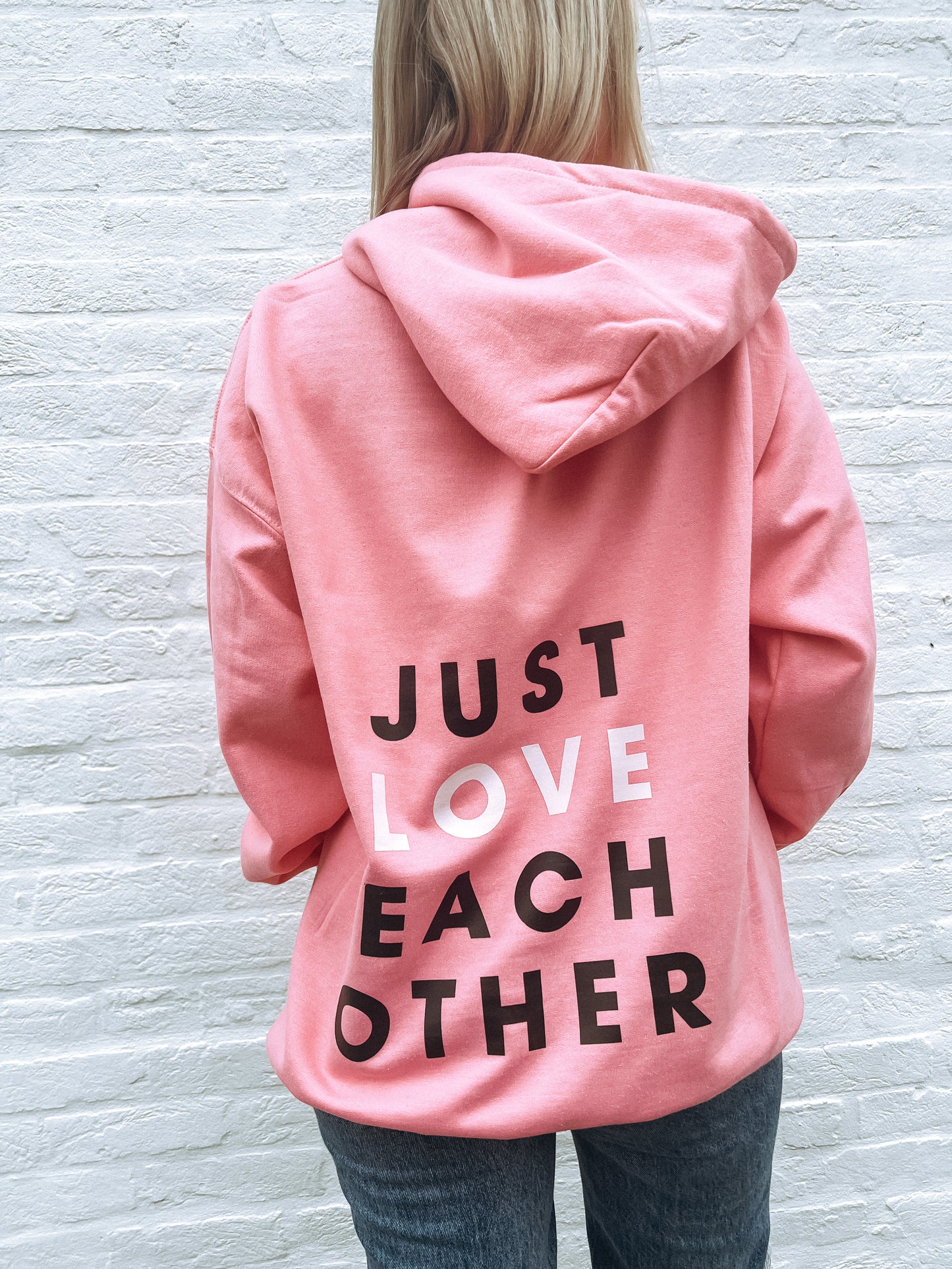 Just Love Each Other Hoodie