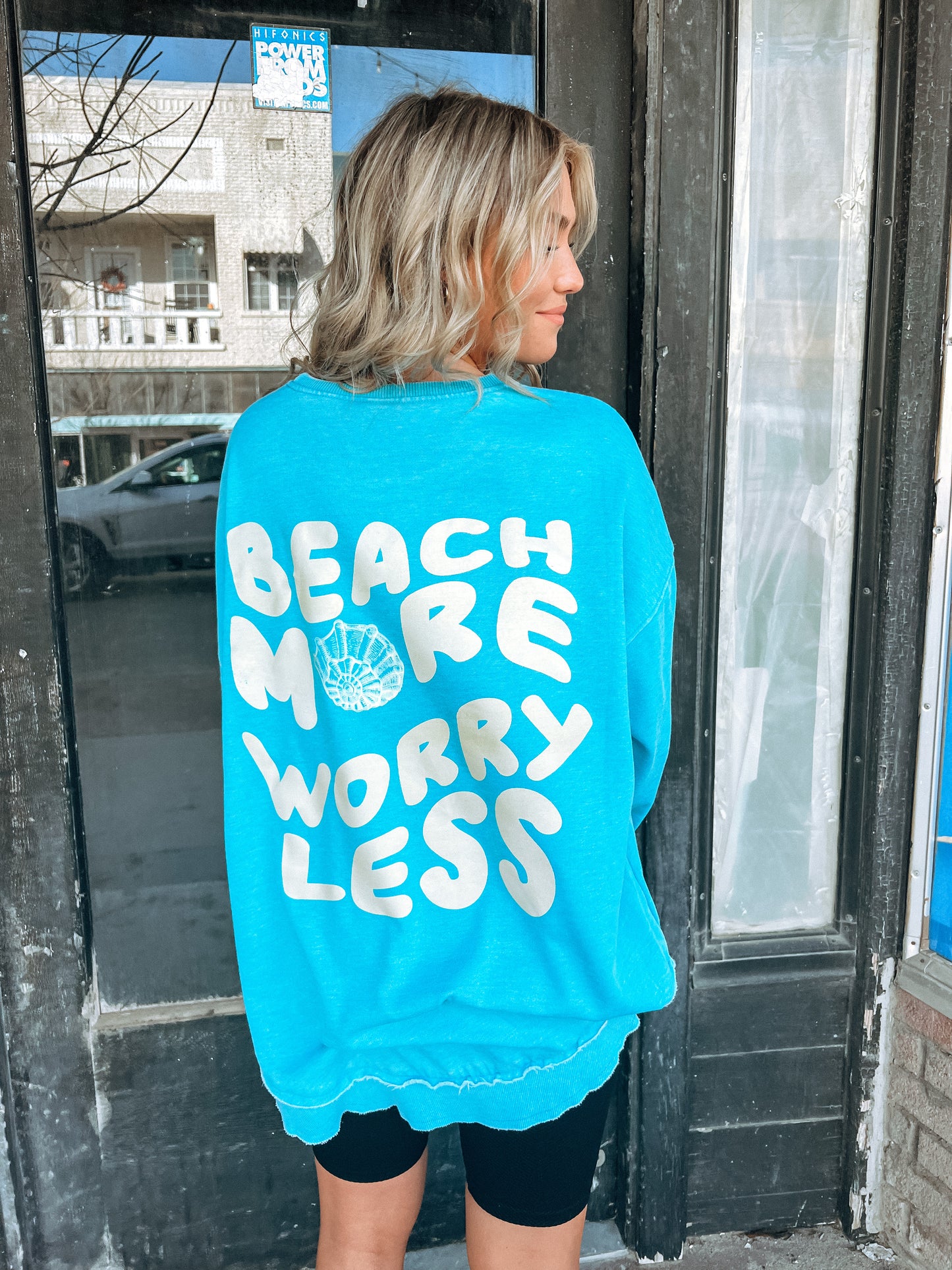 beach please sweatshirt